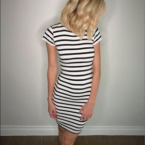 Nadia Tarr mini striped dress